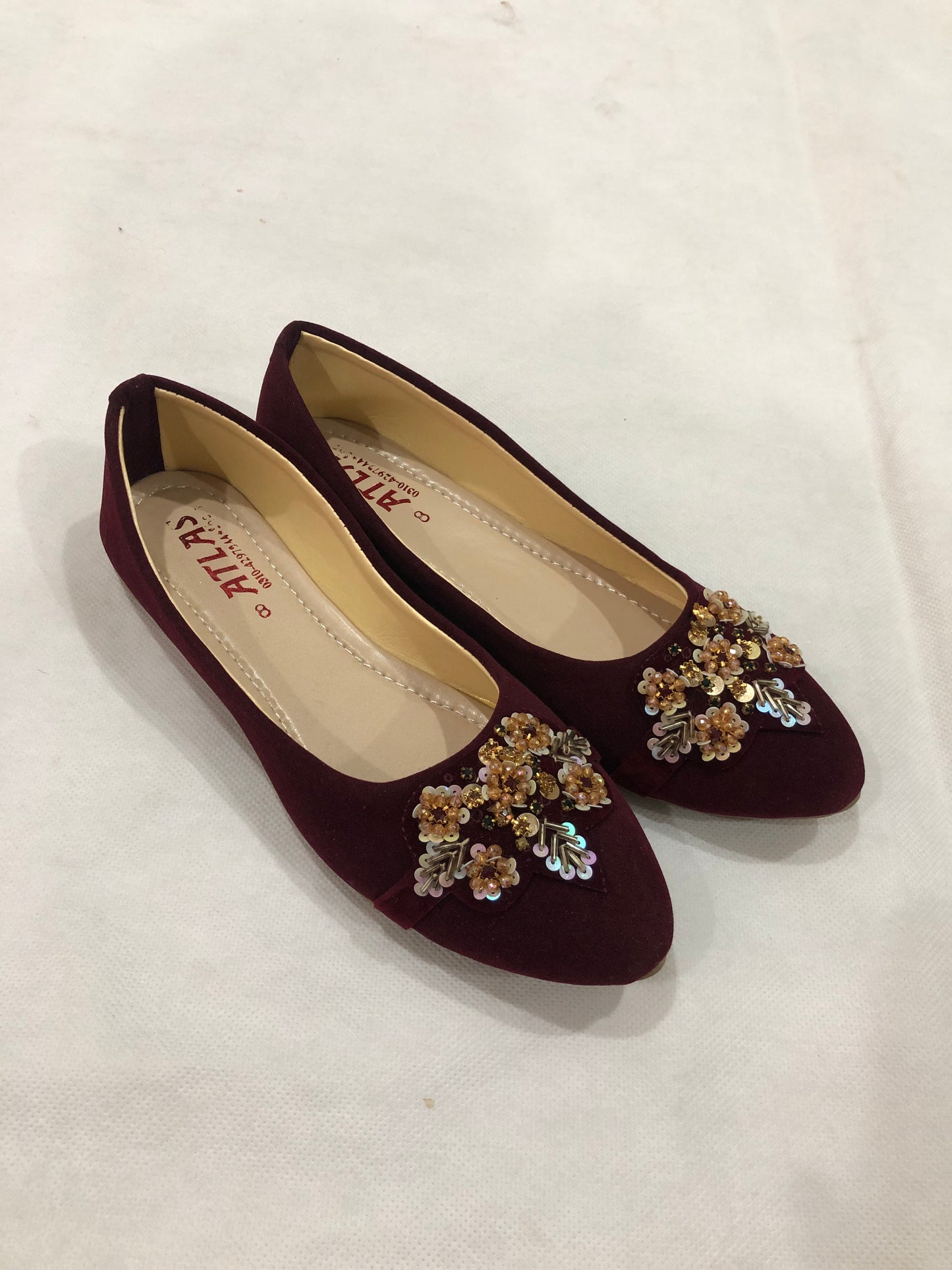 MM70-POSH PUMPS (embroidered)