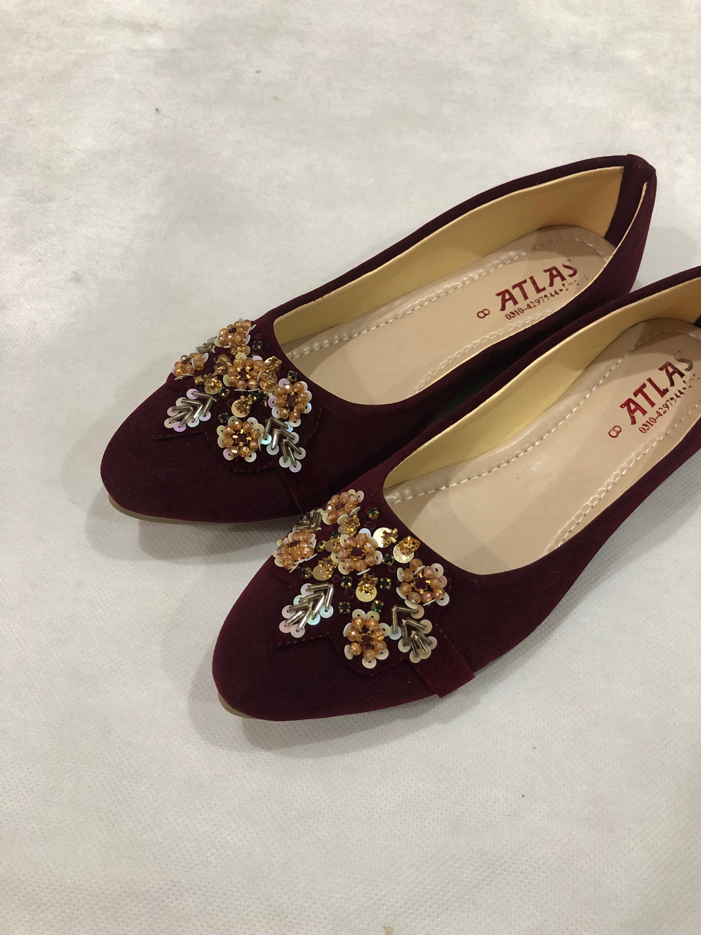 MM70-POSH PUMPS (embroidered)