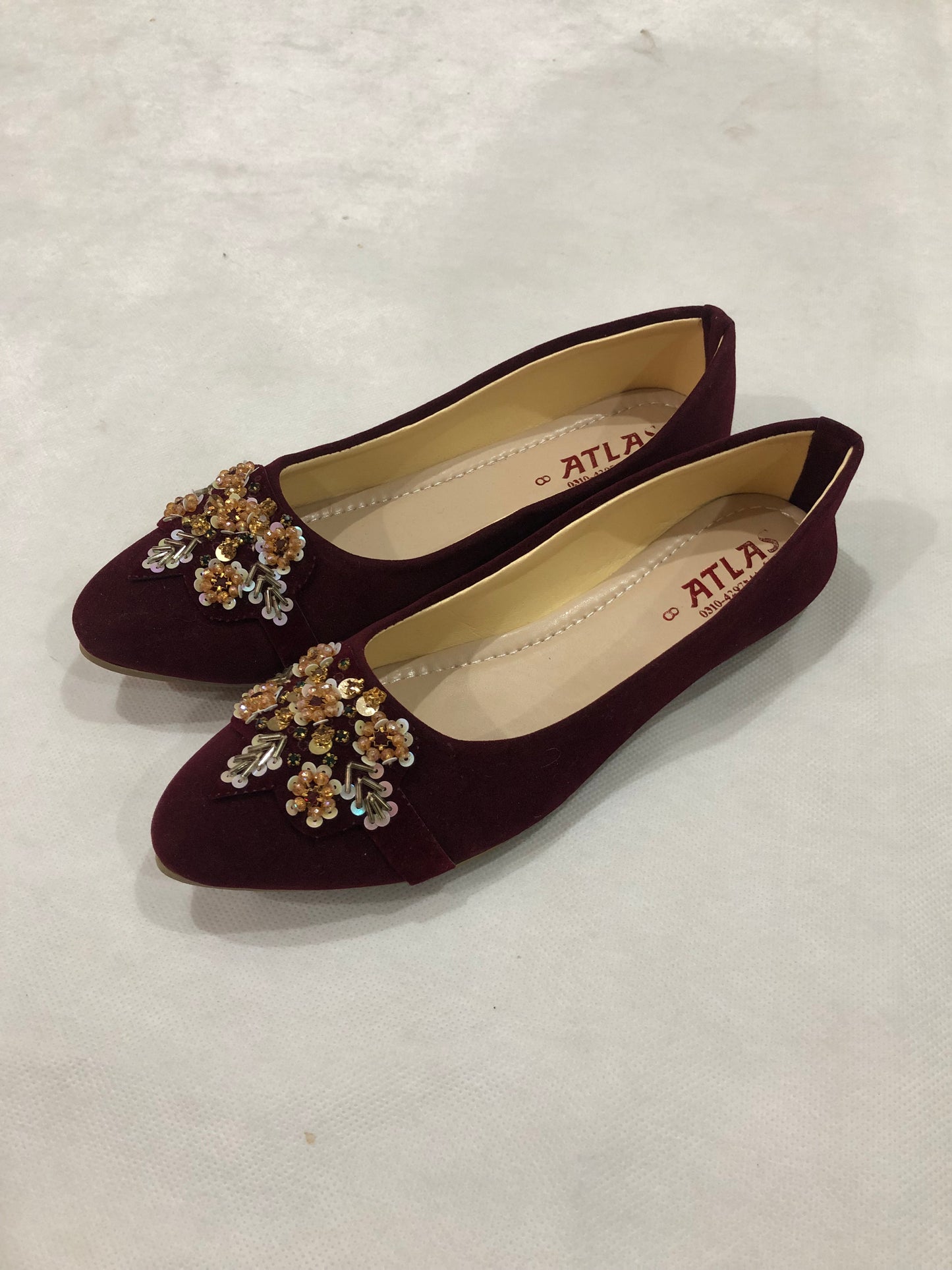 MM70-POSH PUMPS (embroidered)